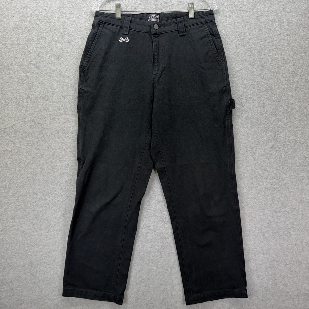 Loser Machine Company Pants Mens 30x28 Black Carpenter Workwear Biker Skater